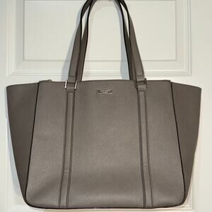 Kate Spade New York Newbury Lane Briar Saffiano Leather Tote in Warm Taupe
